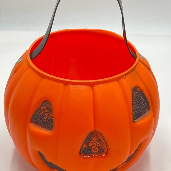 RENZI Corp 2 vintage blow mold no. 800 HALLOWEEN trick or treat buckets VINTAGE - Picture 5 of 12